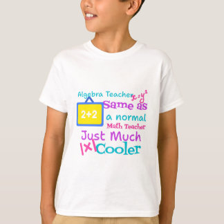 Camiseta Professor de álgebra igual a professor normal de m