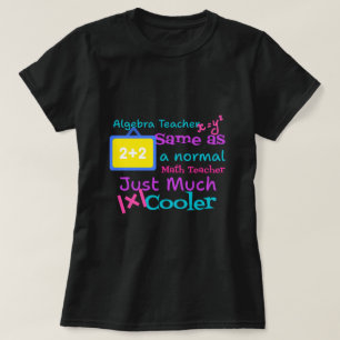 Camiseta Professor de álgebra igual a professor normal de m
