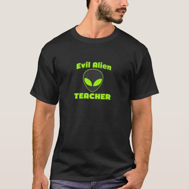 Camiseta Professor de Alienígena mau (Frente)