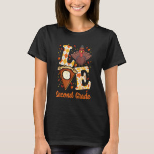 Camiseta Professor de Amor de Ação de Graças, 2º grau T