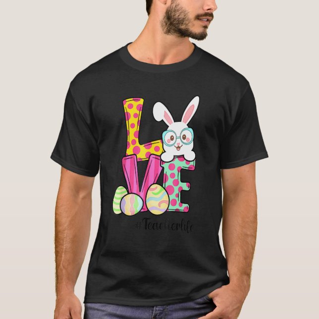 Camiseta Professor de Amor Páscoa de vida Gnomo Páscoa Cony (Frente)