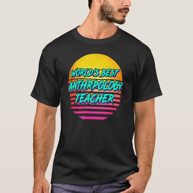 Camiseta Professor de Antropologia Retroativa (Frente)