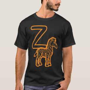 Camiseta Professor de Aprendizado de Letras do Alfabeto 1