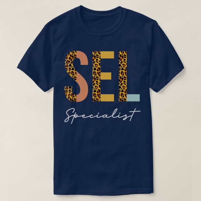 Camiseta Professor de Aprendizagem Social Emocional SEL Spe (Frente do Design)