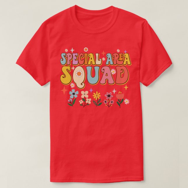 Camiseta Professor de área especial Retrô (Frente do Design)