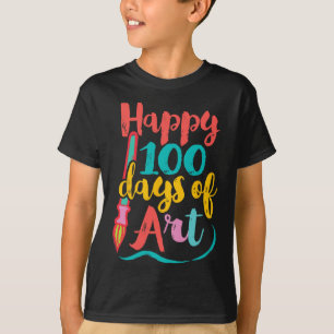 Camiseta Professor de Arte 100 Dias de Escola - 100 Dias de