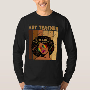 Camiseta Professor de Arte Afro Americano Mulheres Históric