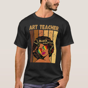 Camiseta Professor de Arte Afro Americano Mulheres Negras H