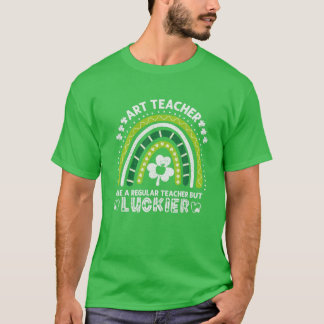 Camiseta Professor de Arte Dia de São Patrício Engraçado Ra