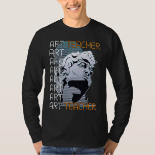 Camiseta Professor de Arte Escola Pintura Artista Retrato P