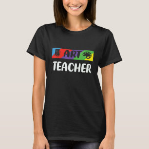 Camiseta Professor de Arte Tie Dye Apreciação de Volta às A