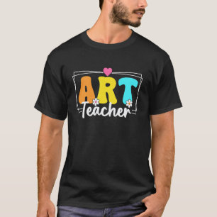 Camiseta Professor de Arte Volta às Aulas Professores Aluno