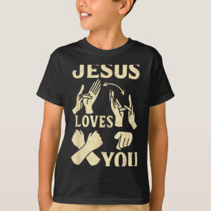 Camiseta Professor de ASL Língua de Sinais Americana Cristã