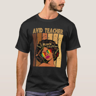 Camiseta Professor de Aviões História Negra Afro-Americana