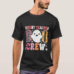 Camiseta Professor de Bebê Equipe Boo Festa de Halloween En