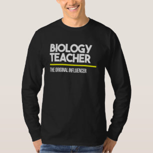 Camiseta Professor De Biologia Influenciador Original Sc Al