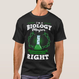 Camiseta Professor de Biologia Principal Aluno de Ciências