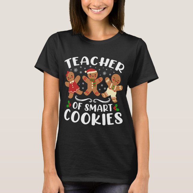 Camiseta Professor de Biscoitos Inteligentes Corte de Pão d (Frente)