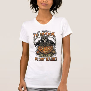 Camiseta Professor de Botânica de Halloween Gravura Antiga