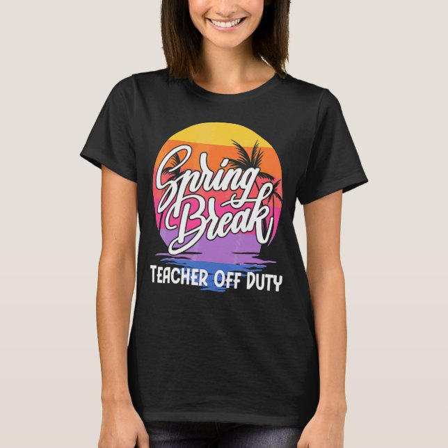 Camiseta Professor de Break Squad Retro Spring Break 2022 (Frente)