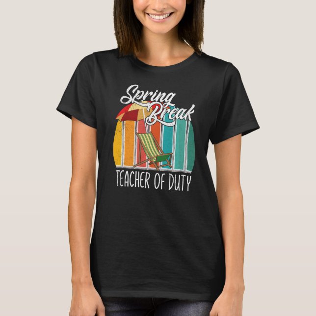 Camiseta Professor de Break Squad Retro Spring Break 2022 (Frente)