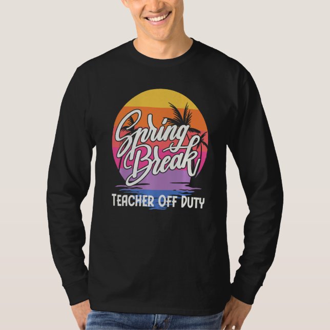 Camiseta Professor de Break Squad Retro Spring Break 2022 (Frente)
