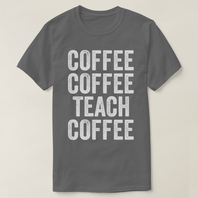 Camiseta Professor De Café Lover Engraçado Para Homens E Mu (Frente do Design)