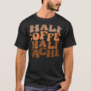 Camiseta Professor de Café Retro Meio Café Meio Policial