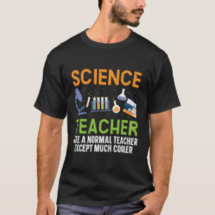 Camiseta Professor de Ciência Biologia Química Ciência Majo