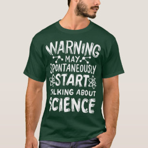 Camiseta Professor de Ciência Cientista Químico Físico Pres