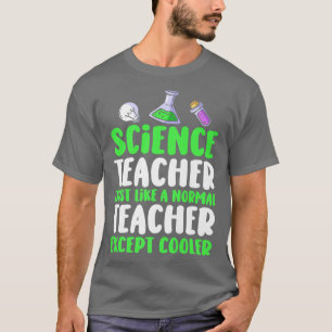 Camiseta Professor De Ciência Como Um Professor Normal Exce
