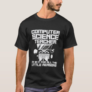 Camiseta Professor de Ciência da Computação por Pequenas Ra