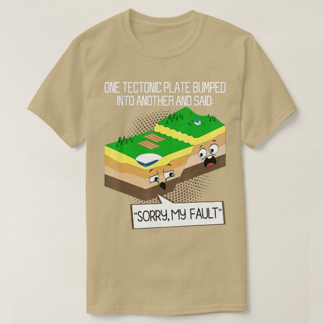 Camiseta Professor de Ciência da Terra em Geologia de Plata (Frente do Design)