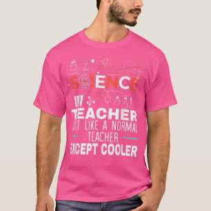 Camiseta Professor De Ciência Do Mens Tal Como Um Professor