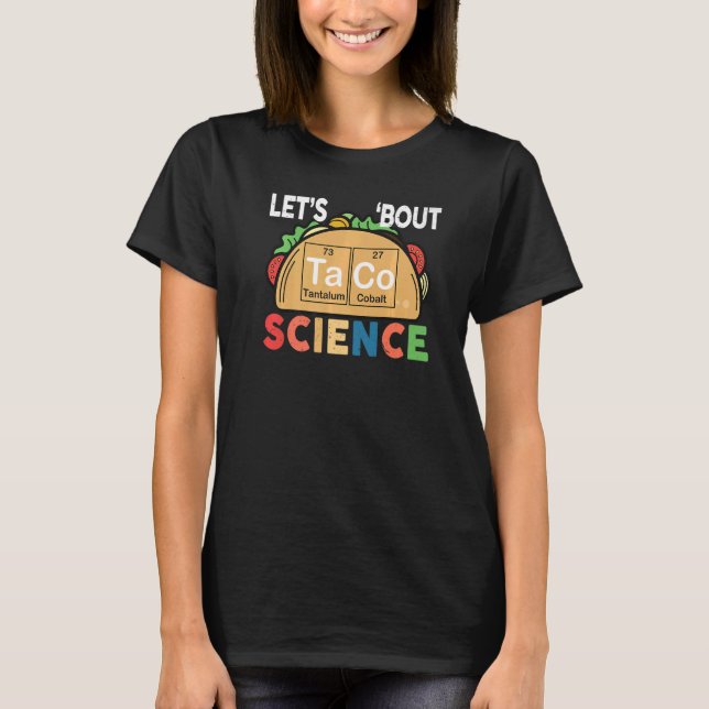 Camiseta Professor de Ciência do Taco (Frente)