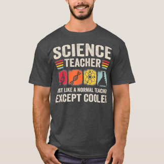 Camiseta Professor de Ciência e Química Estudante de Biolog