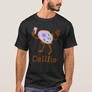 Camiseta Professor de Ciência em Biologia Cellfie Selfie Fu