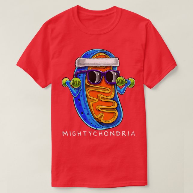 Camiseta Professor de Ciência em Biologia Celular Mightycho (Frente do Design)