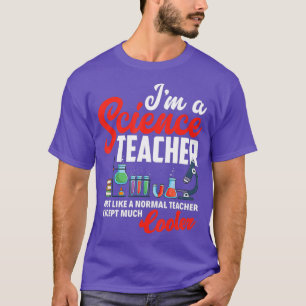 Camiseta Professor de Ciência Engraçado Química Biologia Fí