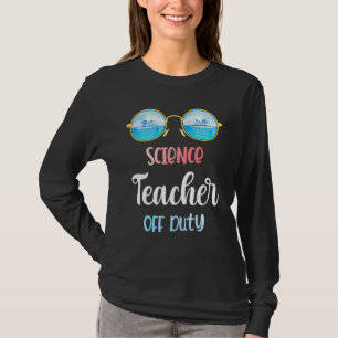 Camiseta Professor de Ciência fora de serviço Óculos de sol