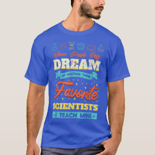 Camiseta Professor de Ciência Futuro Cientista Educador Esc