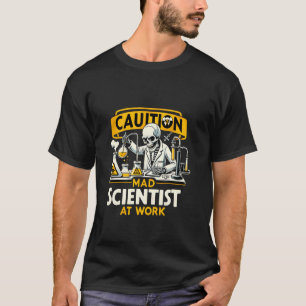 Camiseta Professor De Ciência Louco E Engraçado De Ciência