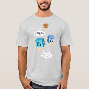 Camiseta Professor de Ciência Periódica de Mesas da Química