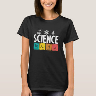 Camiseta Professor de Ciência Química Periódica de Mesas P