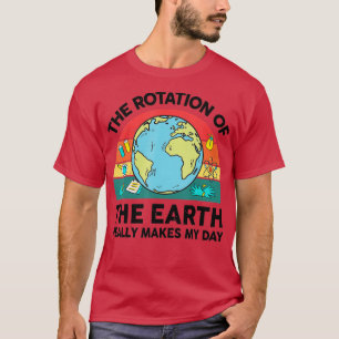 Camiseta Professor de Ciência Rotulagem de Terras Realmente