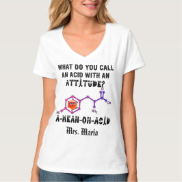 Camiseta Professor de Ciência Sarcástica Professor de Quími