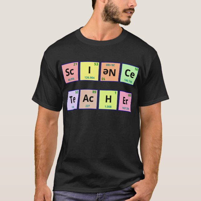Camiseta Professor de ciências (Frente)