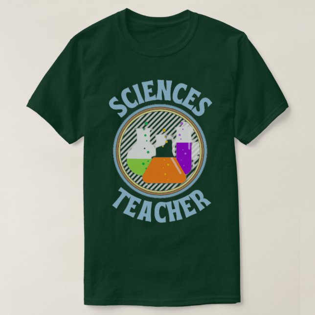 Camiseta professor de ciências 1 (Frente do Design)