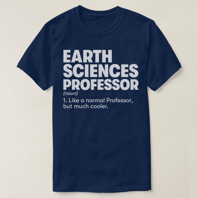 Camiseta Professor de Ciências da Terra1 (Frente do Design)