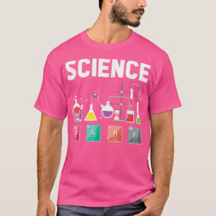 Camiseta Professor de Ciências Laboratoriais de Elementos Q